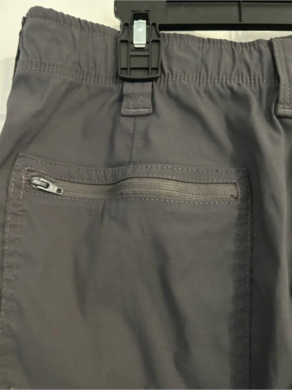 Wrangler Men's Gray Cargo Shorts with Utility Pockets